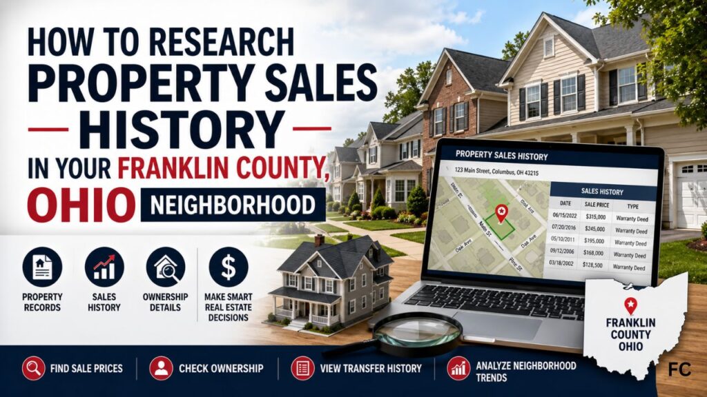 How to Research Property Sales History in Your Franklin County, Ohio Neighborhood